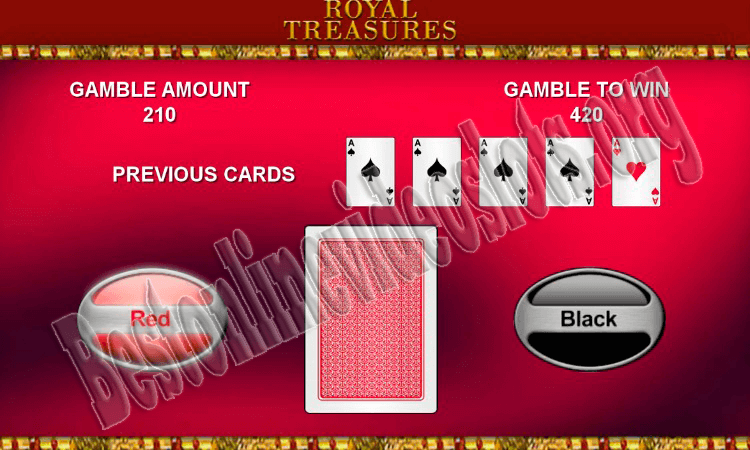 Риск-игра в Royal Treasures